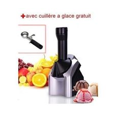 MACHINE A GLACES DE FRUITS CONGELES + CUILLERE A GLACE - LAMACOM au meilleur prix au Maroc