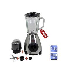 BLENDER AVEC MOULIN BOL EN VERRE ET CONCASSEUR A GLACE 700W+3 PIECE DE RECHANGE GRATUIT au meilleur prix au Maroc