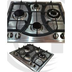 PLAQUE DE CUISSON 4 FEUX A GAZ ELECTRIQUE 50 CM au meilleur prix au Maroc