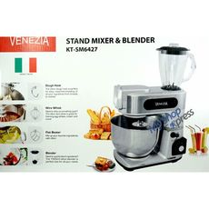 VENIZEA ROBOT PETRIN  2 EN 1 AVEC BLENDER MIXEUR 7 LITRES 1300W au meilleur prix au Maroc