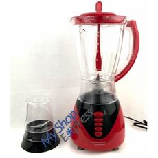 BOMANA BLENDER  MIXEUR - 1,5L + MOULIN EPICES BOL INCASSABLE + UNE  SPATULE -  ROUGE au meilleur prix au Maroc