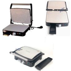 PANINI SANDWICHES MAKER GRANIT 1800W ANTIADHESIVE BARBECUE SANS HUILE SANS BEURRE G-LINESHOPA au meilleur prix au Maroc