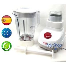LACCOR MIXEUR BLENDER - 1.25L + MOULIN EPICES BOL INCASSABLE + SPATULE - 500 W au meilleur prix au Maroc