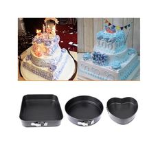 Pack de 3 moules pour gâteaux au meilleur prix au Maroc