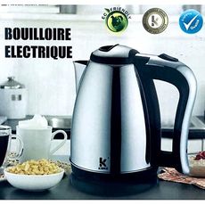 PACK PLAQUE DE CUISSON ELECTRIQUE DOUBLE 2000W INOX + BOUILLOIRE ELECTRIQUE 1.8L INOX au meilleur prix au Maroc