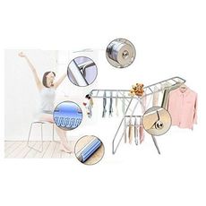 Sèche linge pliable de acier inoxydable - Etendoir Séchoir au meilleur prix au Maroc