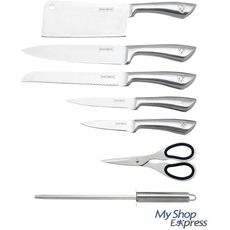 SET DE COUTEAUX STAINLESS STEEL - 8 PIECES au meilleur prix au Maroc