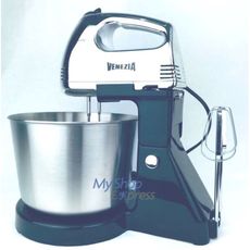 VENEZIA BATTEUR ELECTRIQUE INOX AVEC BOL 2 FOUETS ET 2 CROCHETS au meilleur prix au Maroc