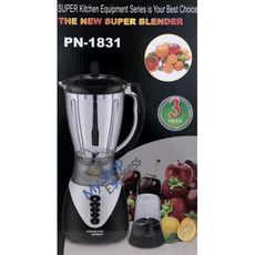 BLENDER  MIXEUR - 1,5L + MOULIN EPICES BOL INCASSABLE + UNE SPATULE au meilleur prix au Maroc