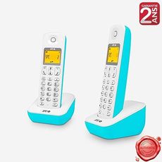 PACK TÉLÉPHONE SANS FIL SPC AIR AQUAMARINE BLEU au meilleur prix au Maroc
