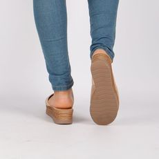 Sandales Compensées-BEIGE au meilleur prix au Maroc