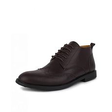 MEZZO Bottines Gavroche Mezzo en cuir véritable Marron au meilleur prix au Maroc