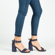 Sandales à talons-BLEU au meilleur prix au Maroc