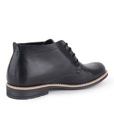 MEZZO Bottines Chukka Mezzo en cuir véritable Noir au meilleur prix au Maroc