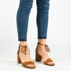 Sandales à Talon -TABAC au meilleur prix au Maroc