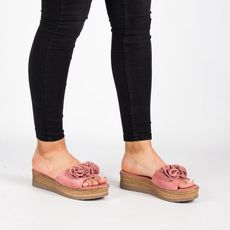 Sandales Plates-ROSE au meilleur prix au Maroc