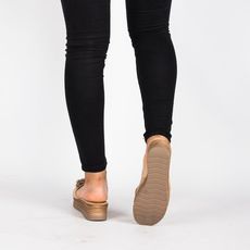 Sandales Plates-BEIGE au meilleur prix au Maroc