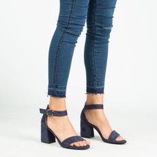 Sandales à talons-BLEU au meilleur prix au Maroc