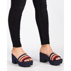 Sandales Plates-BLEU au meilleur prix au Maroc