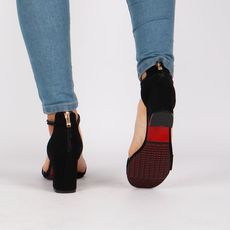 Sandales à talons-NOIR au meilleur prix au Maroc