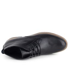 MEZZO Bottines Chukka Mezzo en cuir véritable Noir au meilleur prix au Maroc