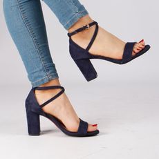 Sandales à talons-BLEU au meilleur prix au Maroc