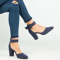 ESCARPINS à Talon -BLEU au meilleur prix au Maroc