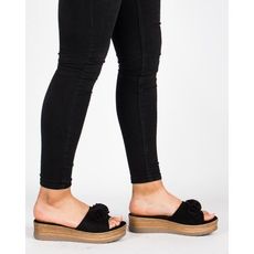 Sandales Plates-NOIR au meilleur prix au Maroc