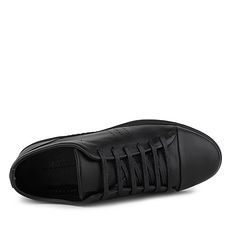 MEZZO Baskets Mezzo en cuir véritable Noir au meilleur prix au Maroc