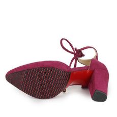 ESCARPINS à Talon GRENAT au meilleur prix au Maroc