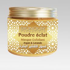 Bionoor gommage- poudre d'éclat à la lavande et argan au meilleur prix au Maroc