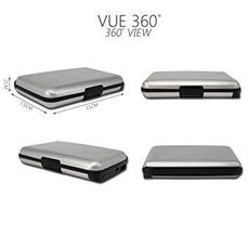 PORTEFEUILLE ALUMINIUM AVEC CHARGEUR | CHARGEUR - POWER BANK 2000 MAH |2 EN 1 | ORGANISATEUR DE CARTES ET CHARGEUR TELEPHONE au meilleur prix au Maroc