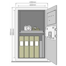 YALE COFFRE FORT YSV 695 DB1 au meilleur prix au Maroc