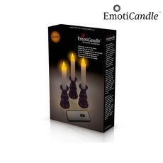 Bougies LED Ambiance Romantique EmotiCandle (pack de 3) au meilleur prix au Maroc