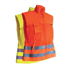 GILET HAUTE VISIBILITE MULTI POCHE au meilleur prix au Maroc