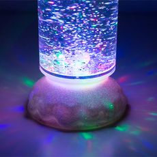 Bougie LED Multicouleur avec Liquide et Paillettes en Mouvement Homania au meilleur prix au Maroc