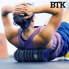 Rouleau d'Étirements Foam Roller BTK au meilleur prix au Maroc