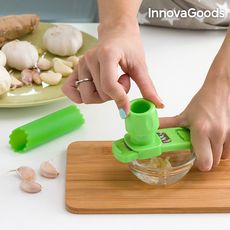 Éplucheur et Râpeur d'Ail InnovaGoods Kitchen Foodies au meilleur prix au Maroc