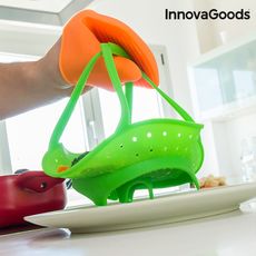 Cuiseur-Vapeur en Silicone Pliable InnovaGoods Kitchen Foodies au meilleur prix au Maroc