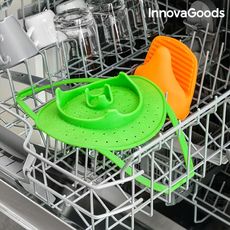 Cuiseur-Vapeur en Silicone Pliable InnovaGoods Kitchen Foodies au meilleur prix au Maroc