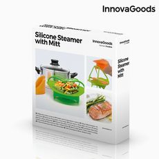 Cuiseur-Vapeur en Silicone Pliable InnovaGoods Kitchen Foodies au meilleur prix au Maroc