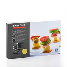 Couteaux Top Chef Black C01024 (6 pièces) au meilleur prix au Maroc