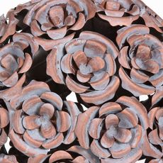 Boule métal fleur couleur cuivre - Collection Art & Metal by Homania au meilleur prix au Maroc