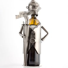 Porte-Bouteilles Métallique Skieur au meilleur prix au Maroc