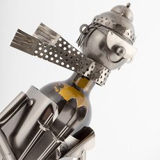 Porte-Bouteilles Métallique Skieur au meilleur prix au Maroc