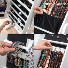 Miroir Porte Bijoux XXL InnovaGoods au meilleur prix au Maroc