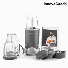 Mixeur en Verre avec Livre de Recette Nutri-One Touch InnovaGoods 600W Gris au meilleur prix au Maroc