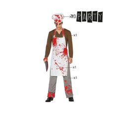 Déguisement pour Adultes Th3 Party Cuisinier sanglant au meilleur prix au Maroc