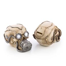 Tirelire Crâne avec Masque à Gaz Gadget and Gifts au meilleur prix au Maroc