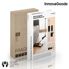 Balai Electrique Rectangulaire InnovaGoods 7,2 V 700 mAh Gris Anthracite au meilleur prix au Maroc